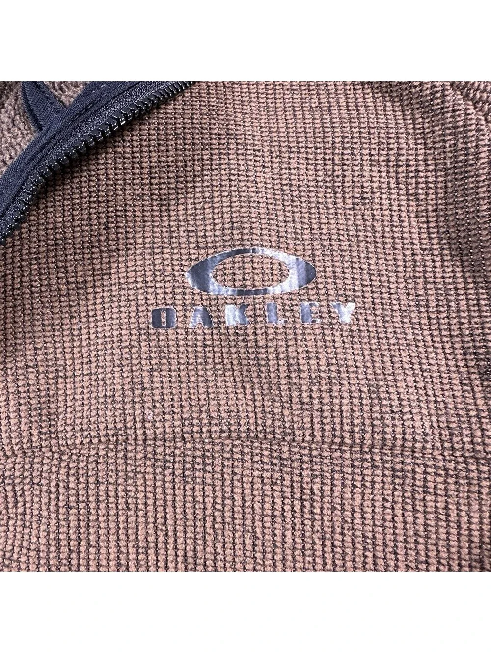Oakley Brown Full Zip Jacket Pullover Size XS Men’s Snowboard Skate Grunge